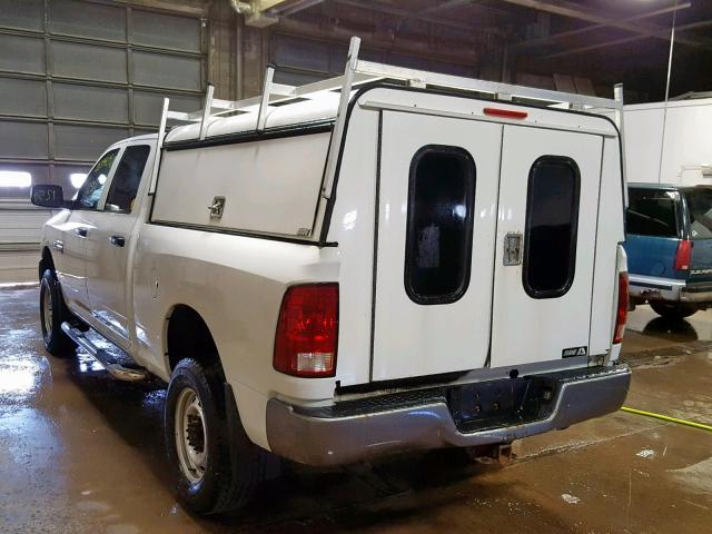 3D7TT2CT6BG610284 - 2011 DODGE RAM 2500 WHITE photo 3