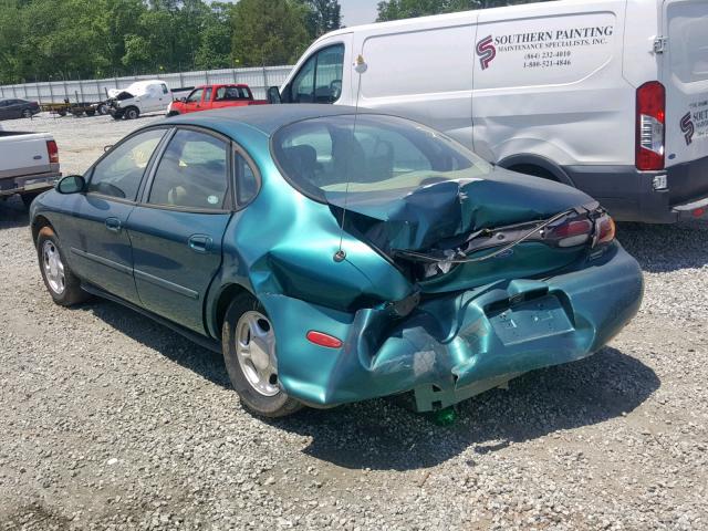 1FALP52U6TA173824 - 1996 FORD TAURUS GL GREEN photo 3