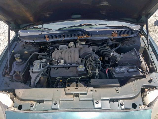 1FALP52U6TA173824 - 1996 FORD TAURUS GL GREEN photo 7