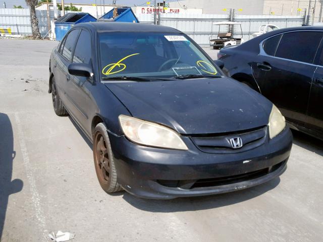 2HGES16305H556496 - 2005 HONDA CIVIC DX V BLACK photo 1