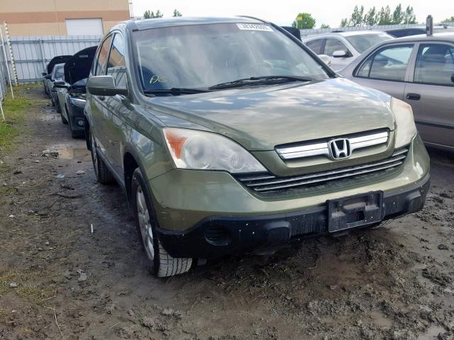 5J6RE48757L802791 - 2007 HONDA CR-V EXL GREEN photo 1