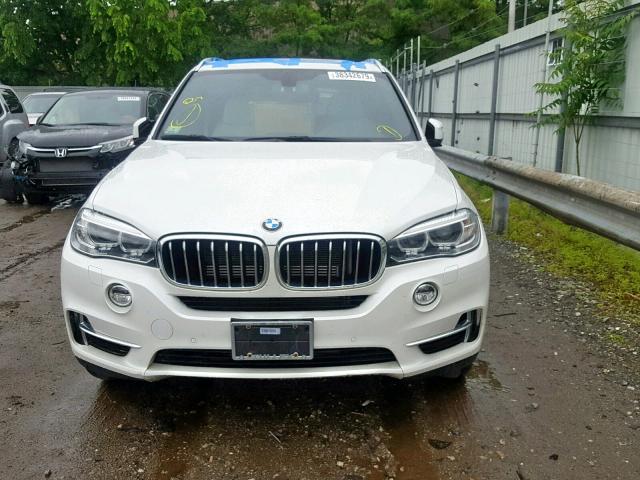 5UXKT0C38H0S81383 - 2017 BMW X5 XDR40E WHITE photo 9