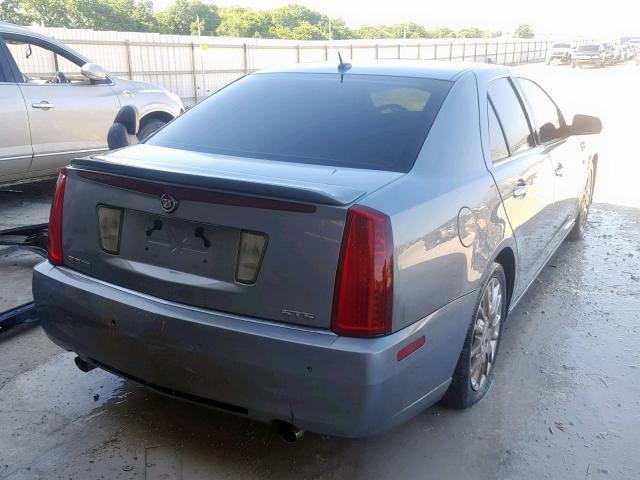 1G6DW67V280102144 - 2008 CADILLAC STS BLUE photo 4