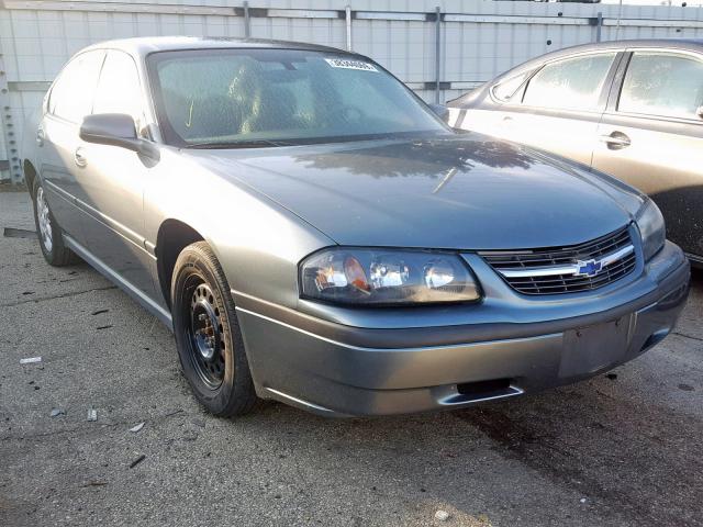 2G1WF52E049134476 - 2004 CHEVROLET IMPALA GRAY photo 1