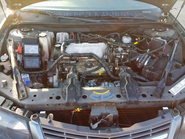 2G1WF52E049134476 - 2004 CHEVROLET IMPALA GRAY photo 7