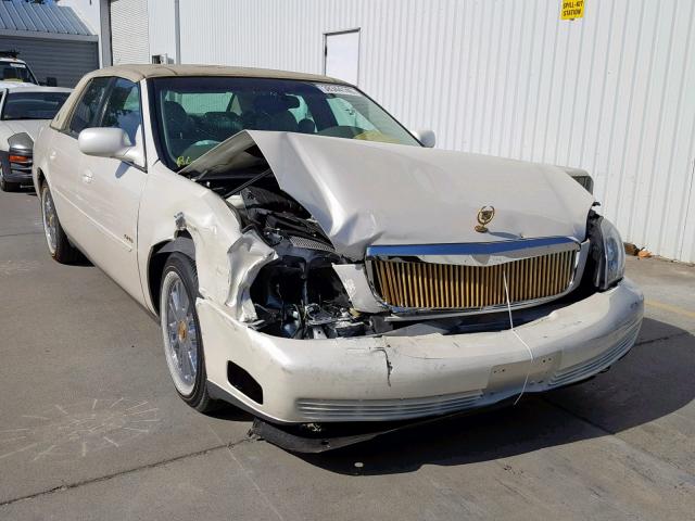 1G6KE54Y43U147784 - 2003 CADILLAC DEVILLE DH WHITE photo 1