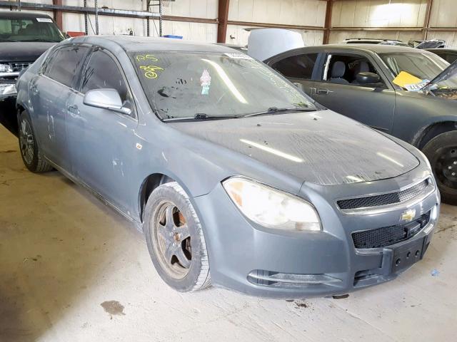 1G1ZH57B784212122 - 2008 CHEVROLET MALIBU 1LT GRAY photo 1