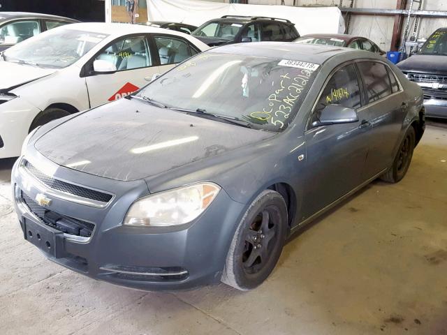 1G1ZH57B784212122 - 2008 CHEVROLET MALIBU 1LT GRAY photo 2
