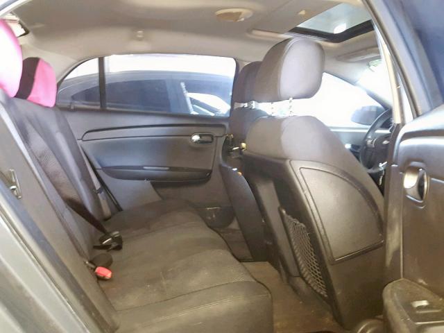 1G1ZH57B784212122 - 2008 CHEVROLET MALIBU 1LT GRAY photo 6