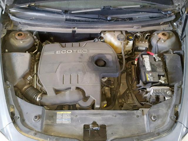 1G1ZH57B784212122 - 2008 CHEVROLET MALIBU 1LT GRAY photo 7