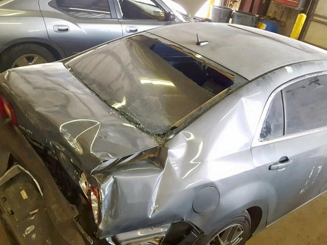 1G1ZH57B784212122 - 2008 CHEVROLET MALIBU 1LT GRAY photo 9