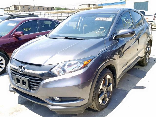 3CZRU6H57JG717064 - 2018 HONDA HR-V EX CHARCOAL photo 2