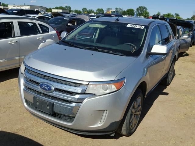 2FMDK3KC0BBA77355 - 2011 FORD EDGE LIMIT SILVER photo 2