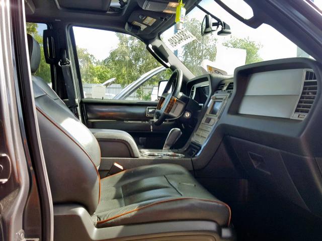 5LMFU28547LJ17866 - 2007 LINCOLN NAVIGATOR CHARCOAL photo 5