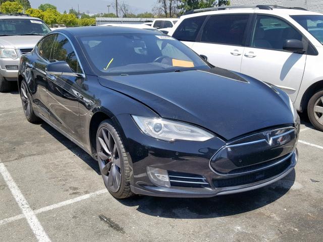 5YJSA1S18FF100374 - 2015 TESLA MODEL S 70 BLACK photo 1