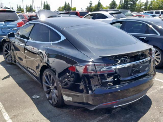 5YJSA1S18FF100374 - 2015 TESLA MODEL S 70 BLACK photo 3