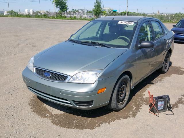 1FAFP34N06W179388 - 2006 FORD FOCUS ZX4 GREEN photo 2