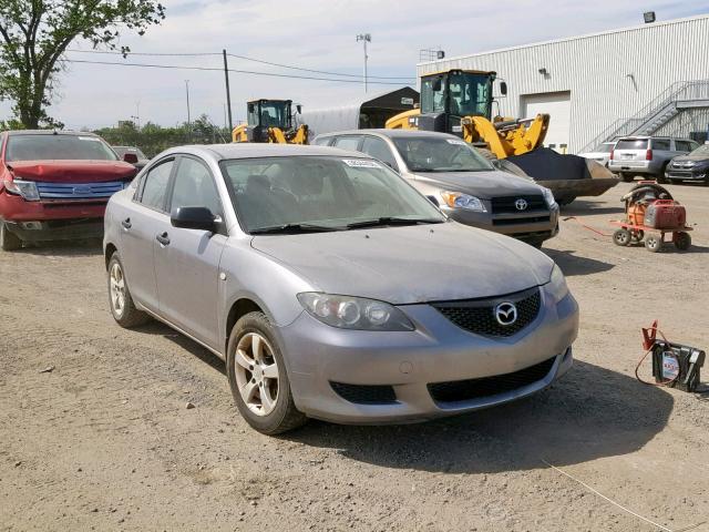 JM1BK12F961525104 - 2006 MAZDA 3 I GRAY photo 1