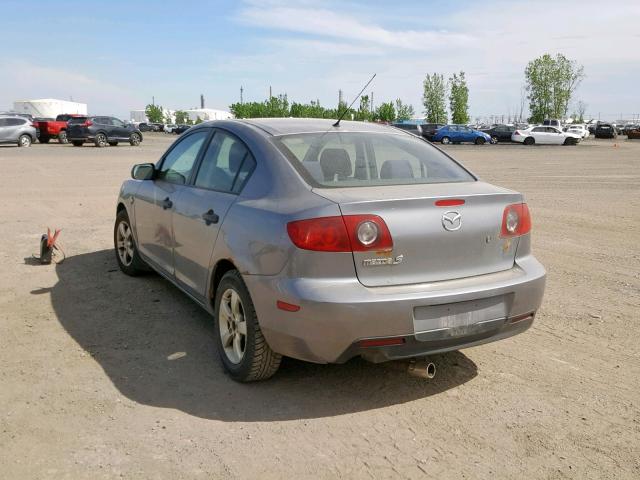 JM1BK12F961525104 - 2006 MAZDA 3 I GRAY photo 3