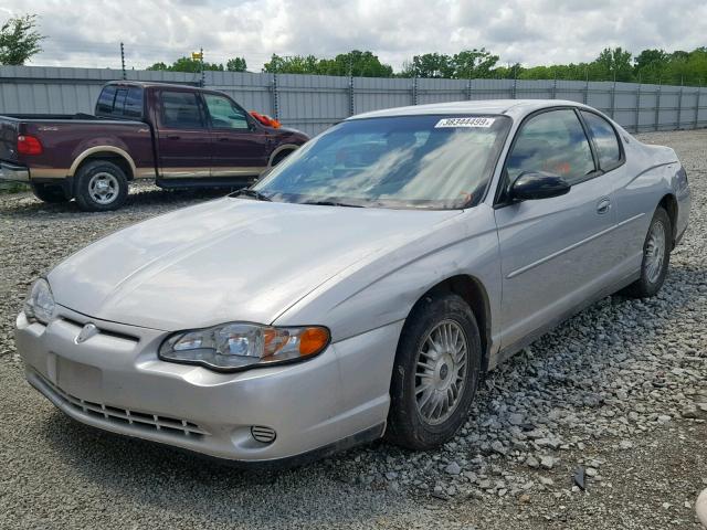 2G1WW12E529224499 - 2002 CHEVROLET MONTE CARL SILVER photo 2