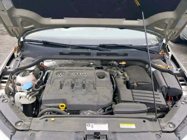 3VWLA7AJXFM219187 - 2015 VOLKSWAGEN JETTA TDI TAN photo 7