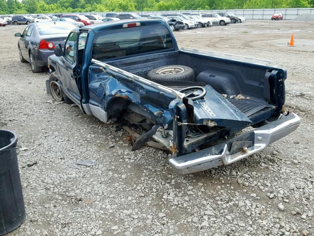 1B7FL26X8VS247179 - 1997 DODGE DAKOTA GREEN photo 3