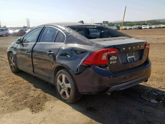 YV1622FS5C2032759 - 2012 VOLVO S60 T5 BLACK photo 3