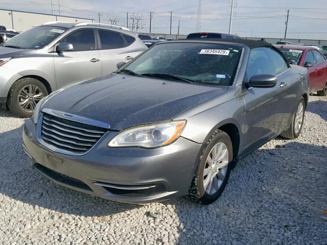 1C3BCBEB6CN183907 - 2012 CHRYSLER 200 TOURIN GRAY photo 2