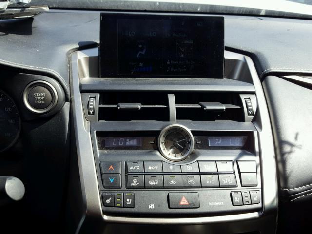 JTJYARBZ4G2024538 - 2016 LEXUS NX 200T GRAY photo 9