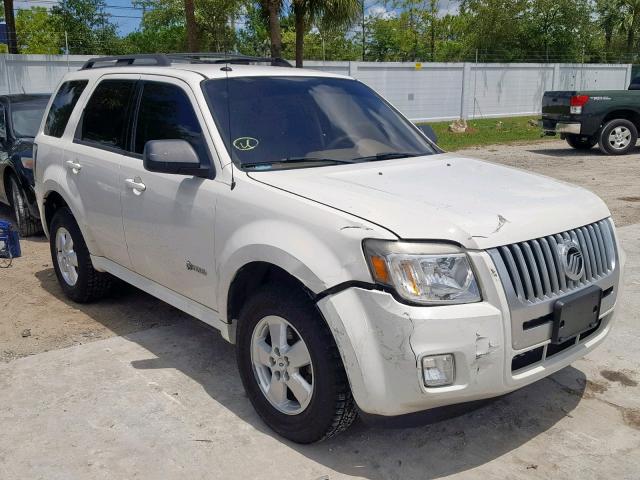 4M2CN2K31AKJ13621 - 2010 MERCURY MARINER HY WHITE photo 1