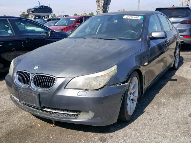 WBANW13538CZ80428 - 2008 BMW 535 I GRAY photo 2