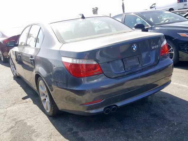 WBANW13538CZ80428 - 2008 BMW 535 I GRAY photo 3