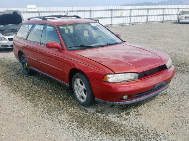 4S3BK6751T7318048 - 1996 SUBARU LEGACY GT RED photo 1