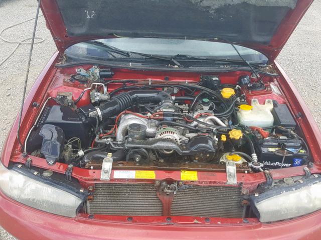 4S3BK6751T7318048 - 1996 SUBARU LEGACY GT RED photo 7