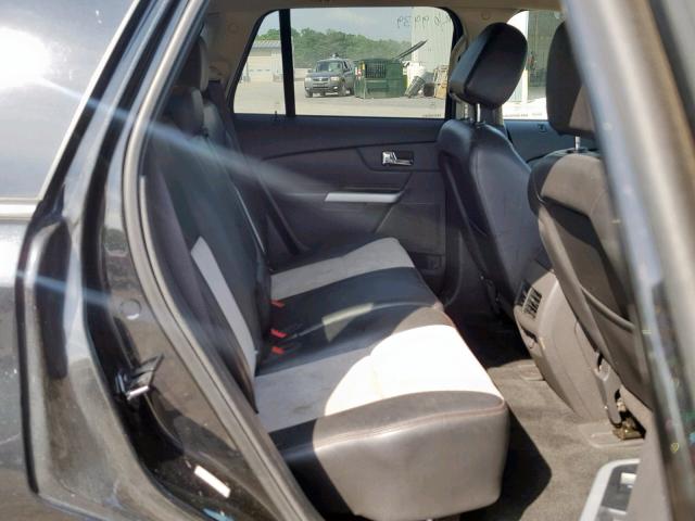 2FMDK4JC0DBC76349 - 2013 FORD EDGE SEL BLACK photo 6