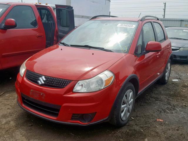 JS2YA5A36A6300944 - 2010 SUZUKI SX4 RED photo 2