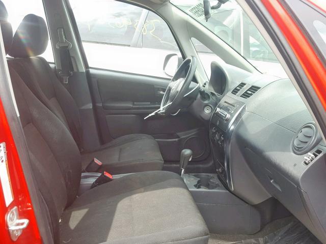 JS2YA5A36A6300944 - 2010 SUZUKI SX4 RED photo 5