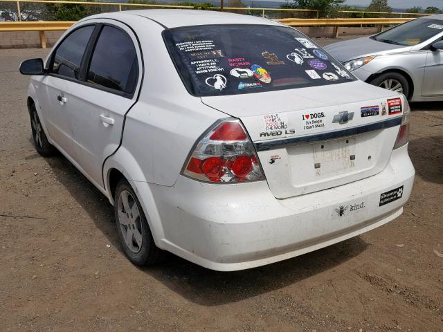 KL1TD566X8B094227 - 2008 CHEVROLET AVEO BASE თეთრი ფოტო 3