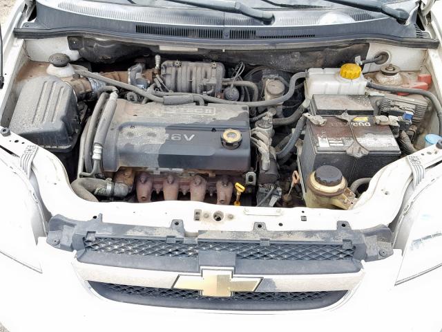 KL1TD566X8B094227 - 2008 CHEVROLET AVEO BASE თეთრი ფოტო 7