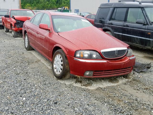 1LNHM86S15Y632380 - 2005 LINCOLN LS BURGUNDY photo 1