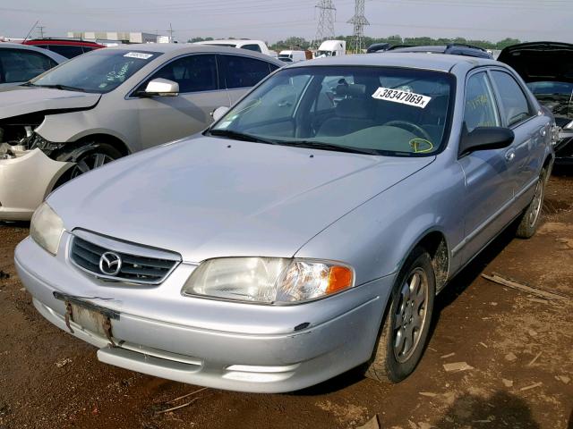 1YVGF22C6Y5111158 - 2000 MAZDA 626 ES GRAY photo 2