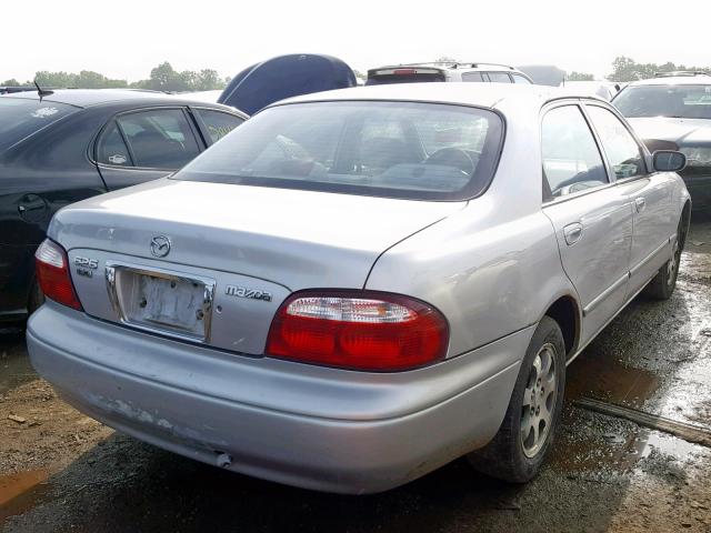 1YVGF22C6Y5111158 - 2000 MAZDA 626 ES GRAY photo 4