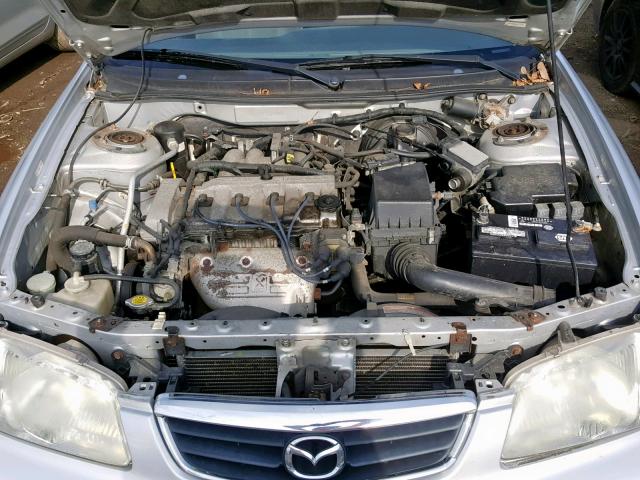 1YVGF22C6Y5111158 - 2000 MAZDA 626 ES GRAY photo 7