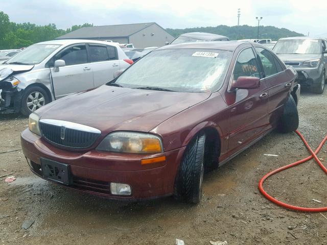 1LNHM87A91Y615441 - 2001 LINCOLN LS MAROON photo 2