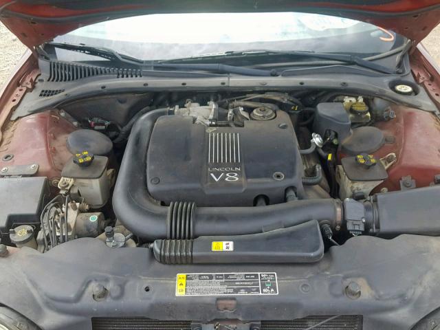 1LNHM87A91Y615441 - 2001 LINCOLN LS MAROON photo 7