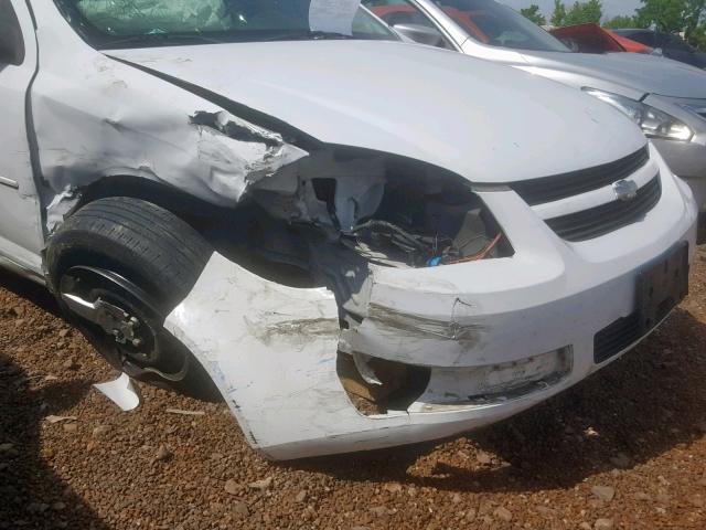 1G1AL15F677261996 - 2007 CHEVROLET COBALT LT WHITE photo 9