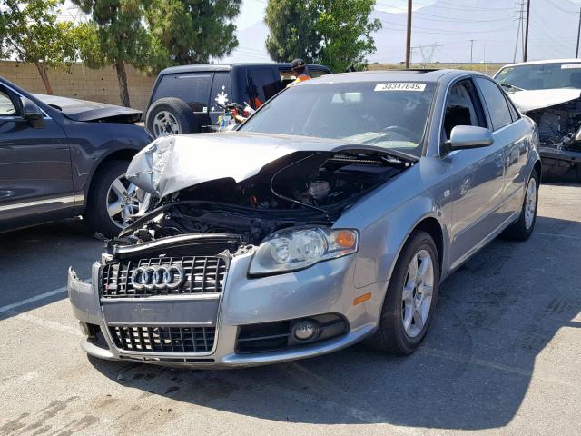 WAUAF78E18A138242 - 2008 AUDI A4 2.0T GRAY photo 2