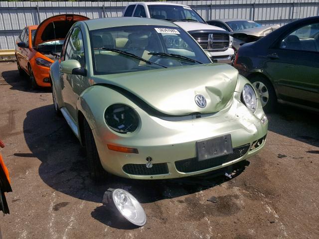 3VWPW31C98M501658 - 2008 VOLKSWAGEN NEW BEETLE მწვანე ფოტო 1
