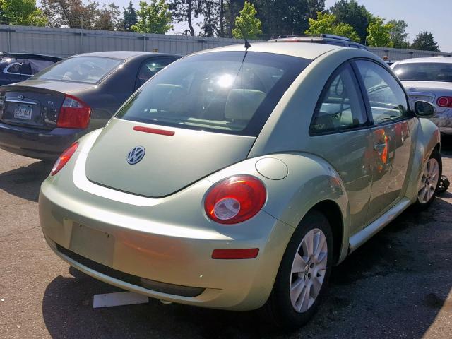 3VWPW31C98M501658 - 2008 VOLKSWAGEN NEW BEETLE მწვანე ფოტო 4