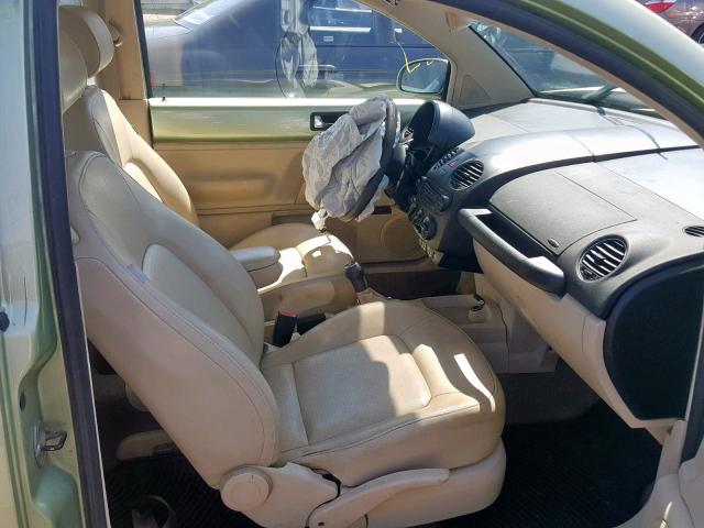 3VWPW31C98M501658 - 2008 VOLKSWAGEN NEW BEETLE მწვანე ფოტო 5